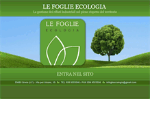 Tablet Screenshot of lefoglieecologia.com